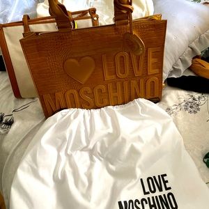 Love Moschino large tote bag